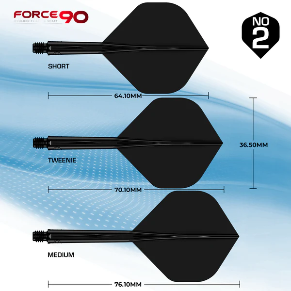 Mission Force 90 - Flight & Shaft System - Black - Standard No.2