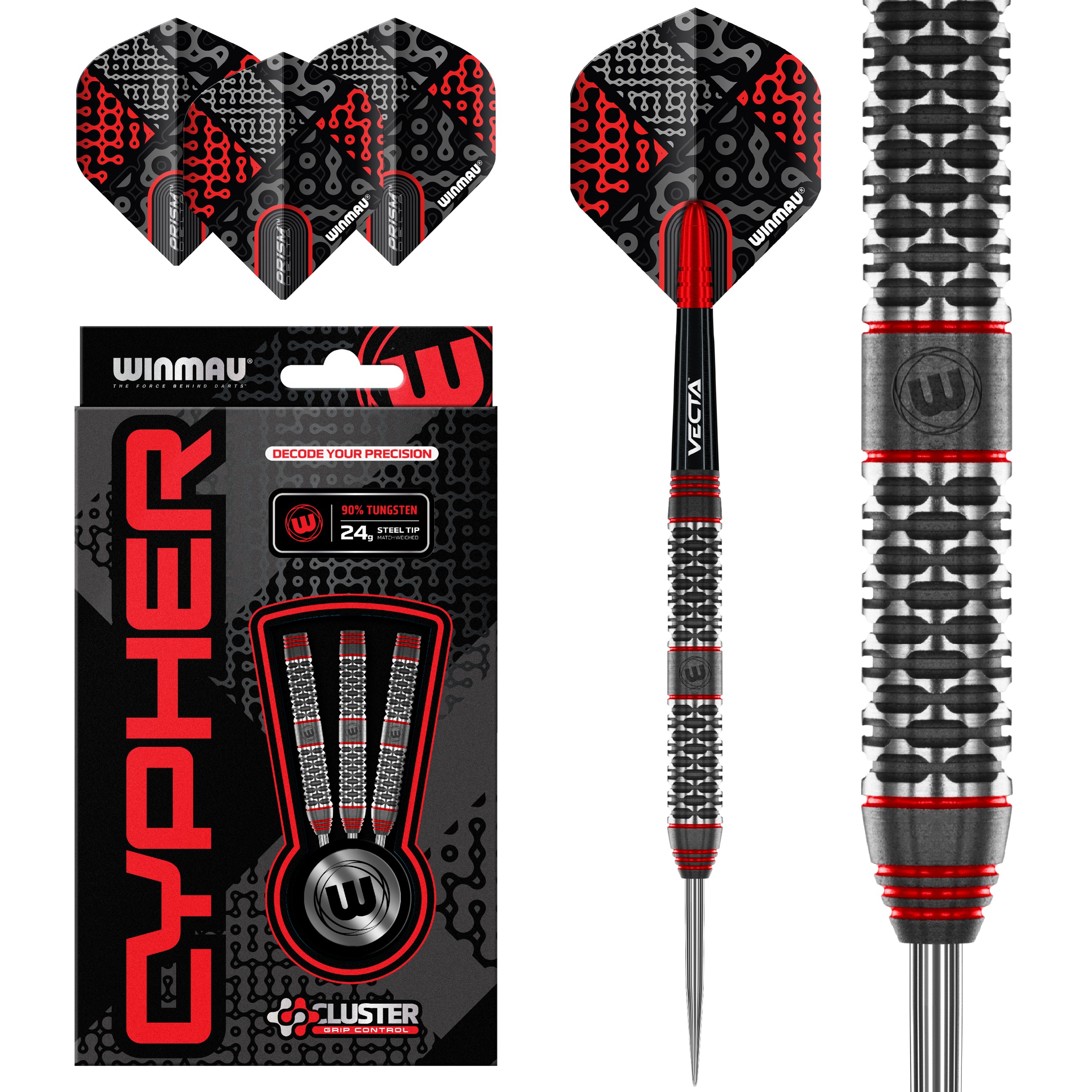 Winmau Cypher 90% Tungsten - Steeldart