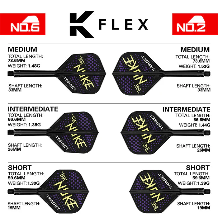 Target The Nuke L. Littler - K-Flex No2 Flight System - Black