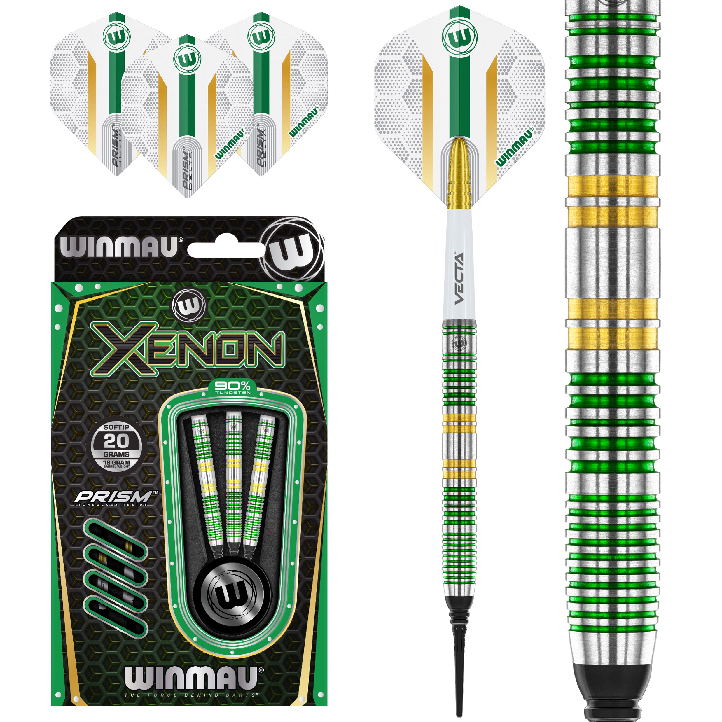 Winmau Xenon - 90% Tungsten - Softdart