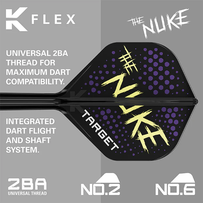 Target The Nuke L. Littler - K-Flex No6 Flight System - Black