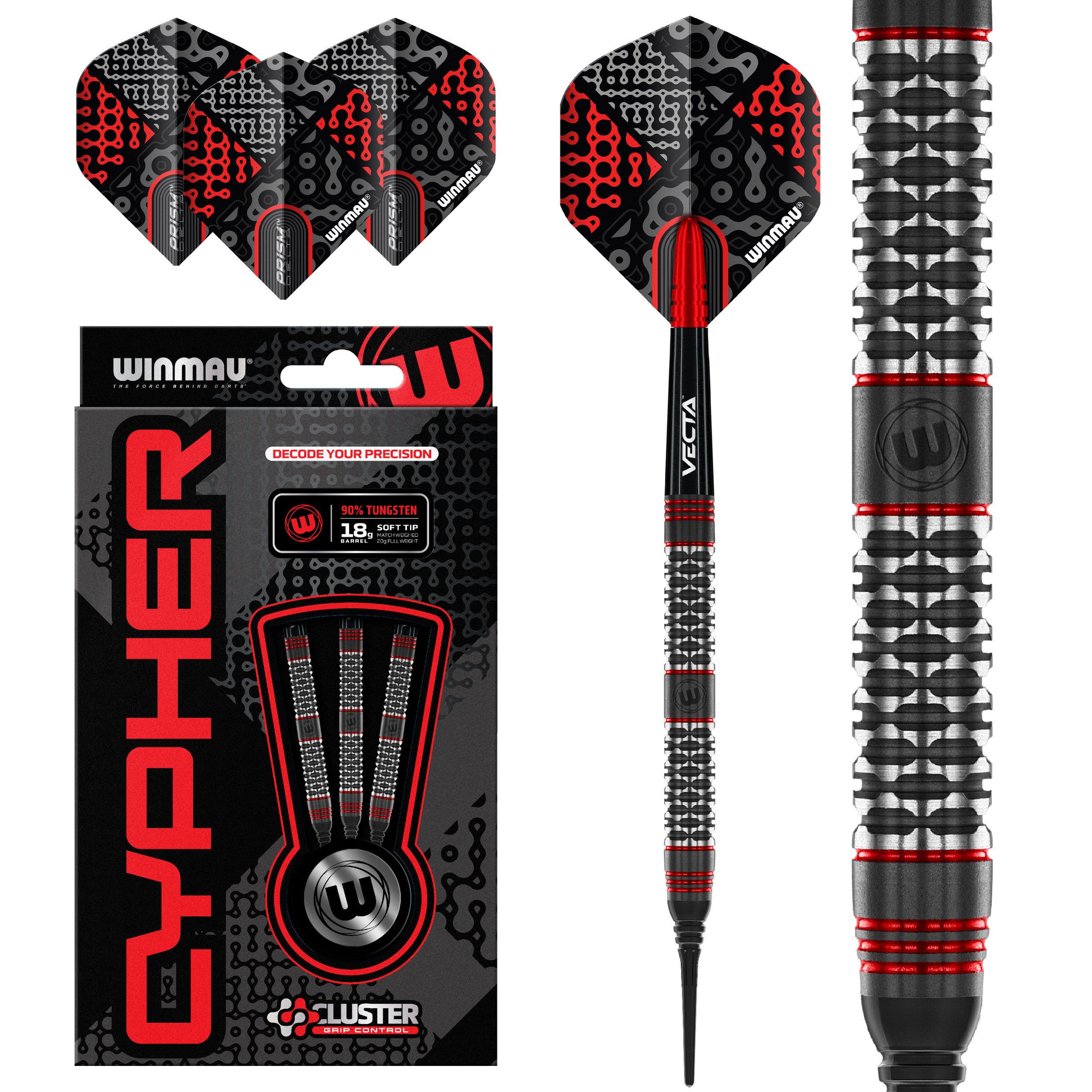 Winmau Cypher 90% Tungsten - Softdart