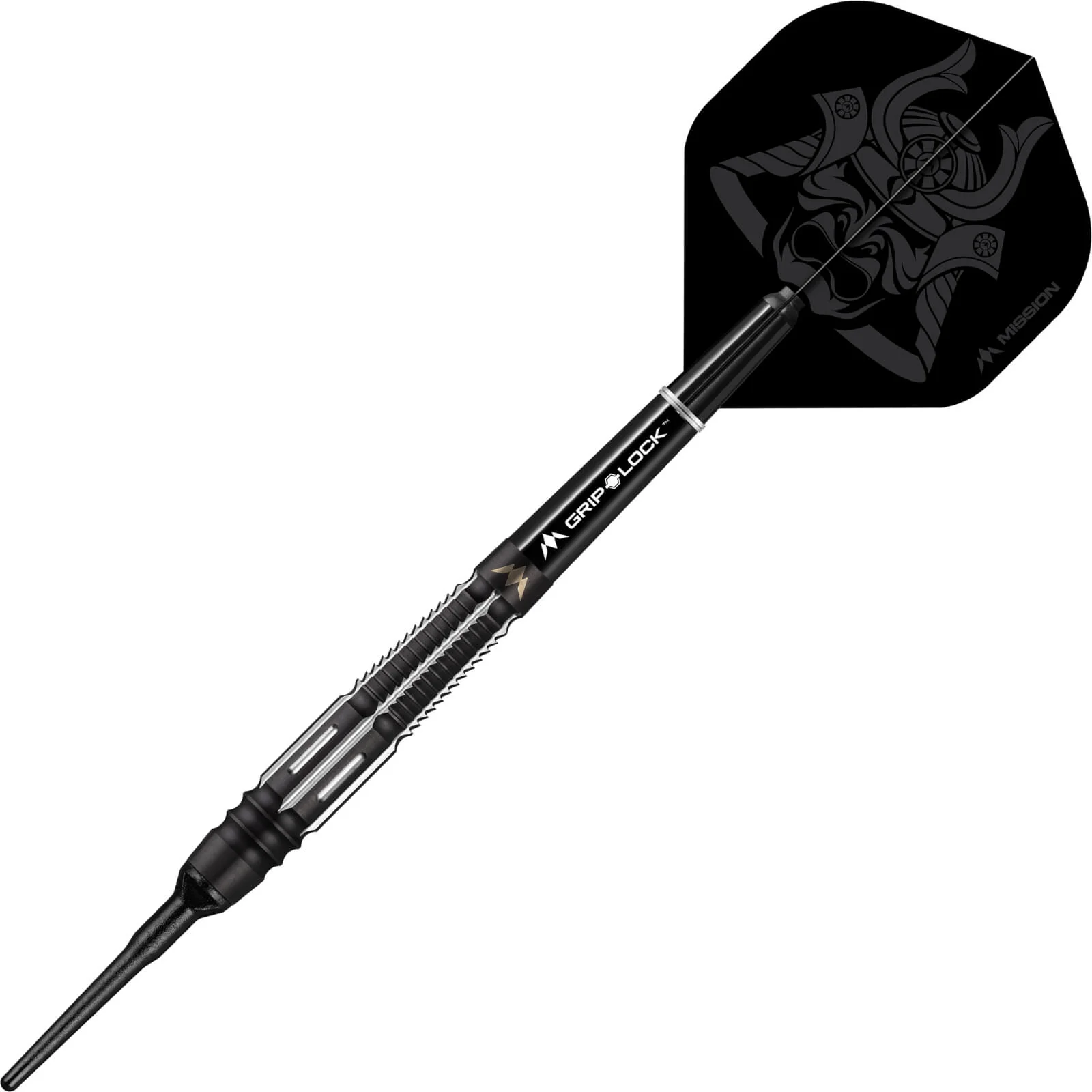 Mission Kuro Darts - Black M4 - Rear Taper - Softdart