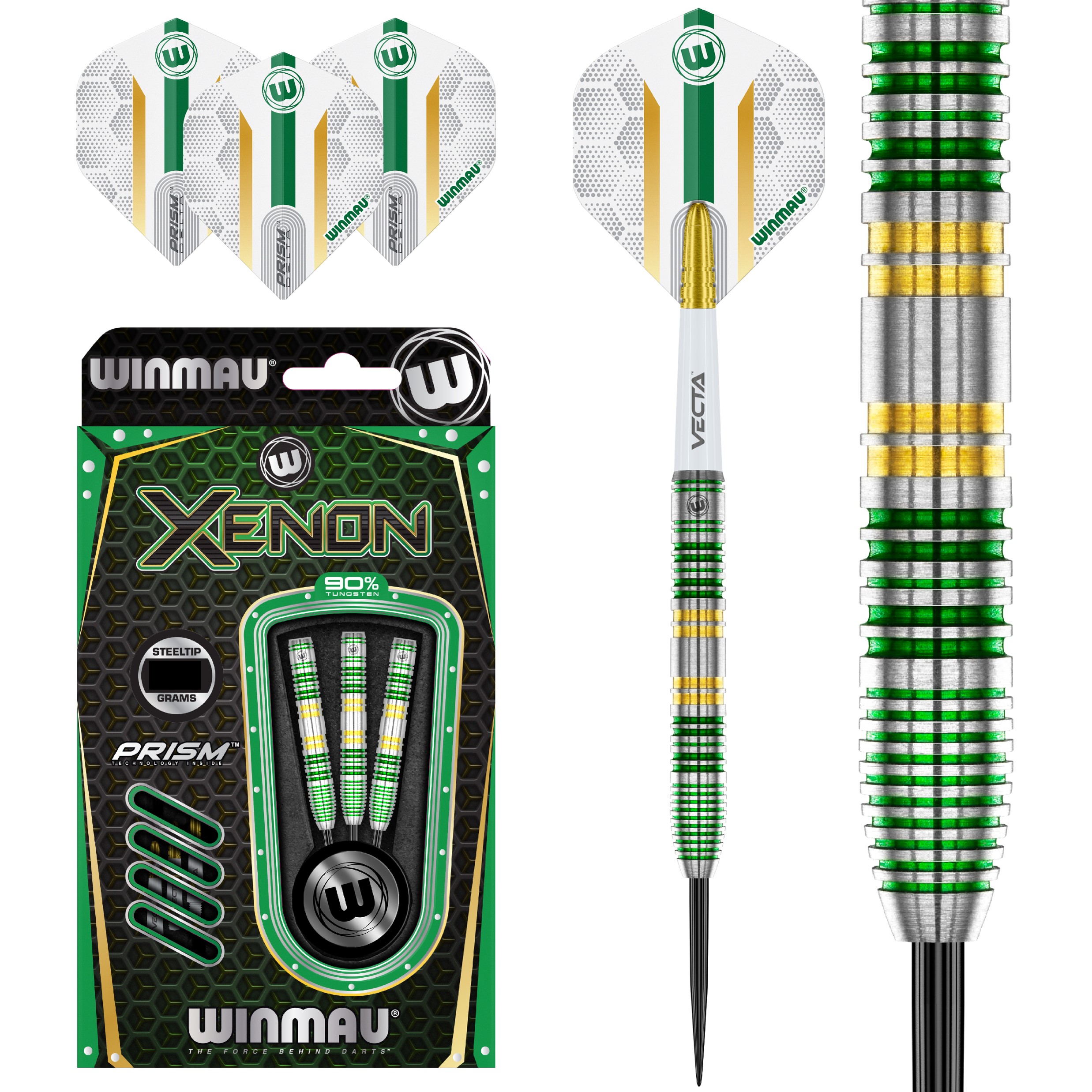 Winmau Xenon - 90% Tungsten - Steeldart