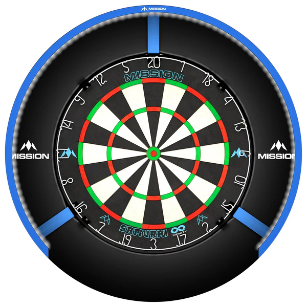 Torus 270° Dartboard Beleuchtung - Mission - Blue