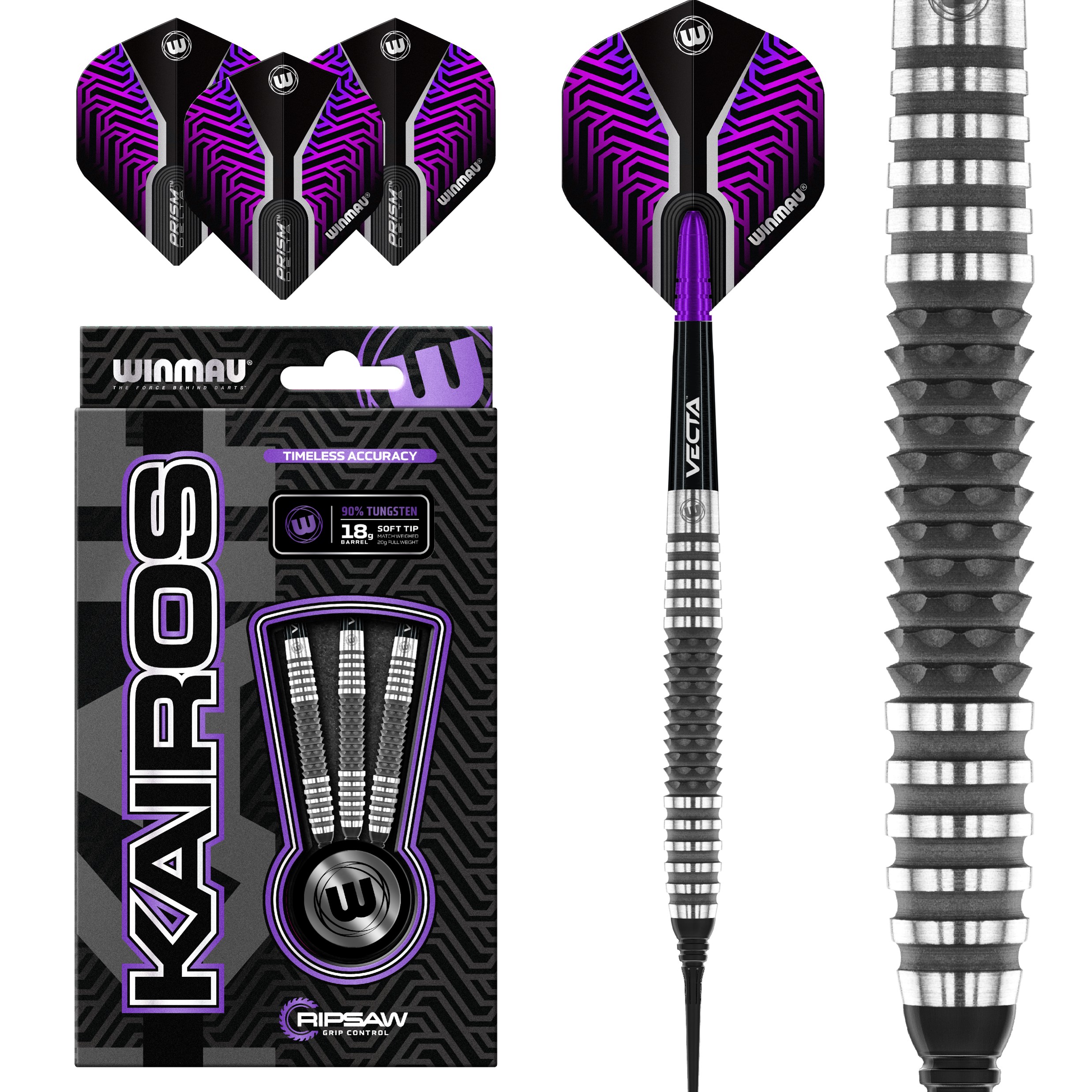 Winmau Kairos2 90% Tungsten - Softdart