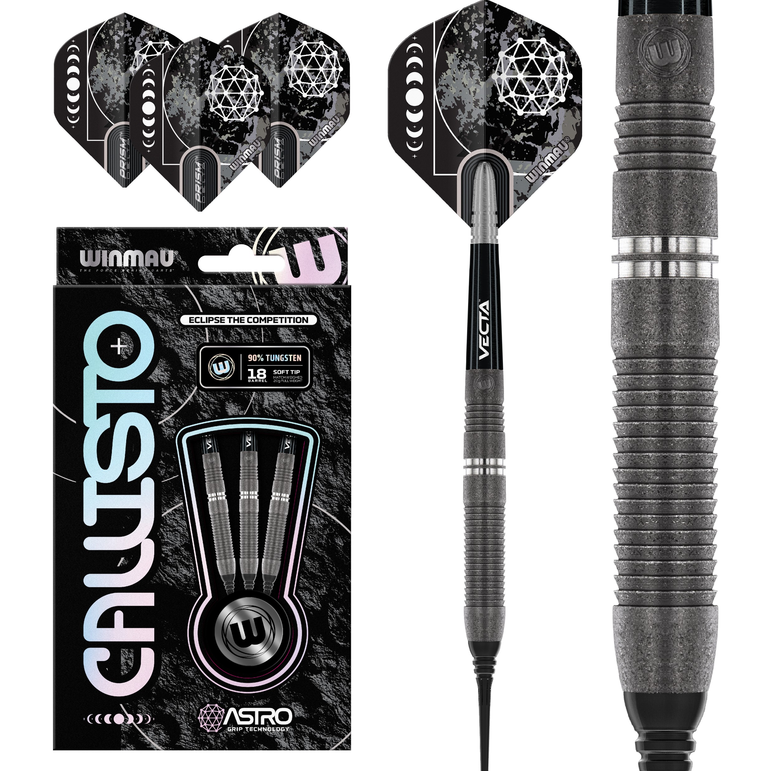 Winmau Callisto2 - 90% Tungsten - Softdart